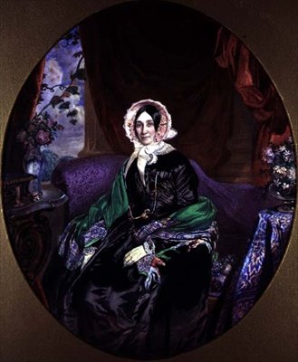 Retrato de una mujer en un interior victoriano de Frederick William Lock