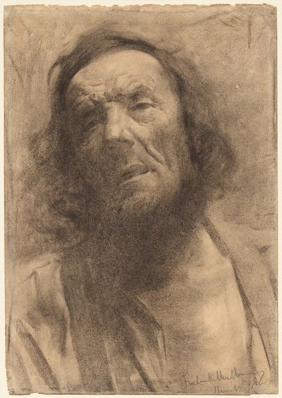Cabeza de un hombre, 1884 de Frederick William MacMonnies