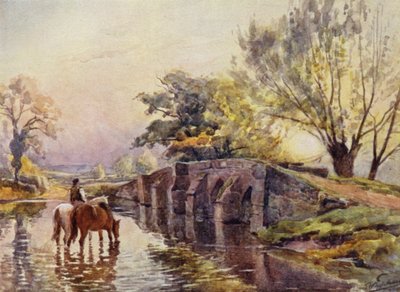 Hampton-in-Arden, Puente de Packhorse de Frederick William Newton Whitehead