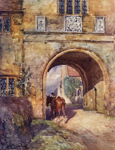 Casa solariega de Wormleighton de Frederick William Newton Whitehead