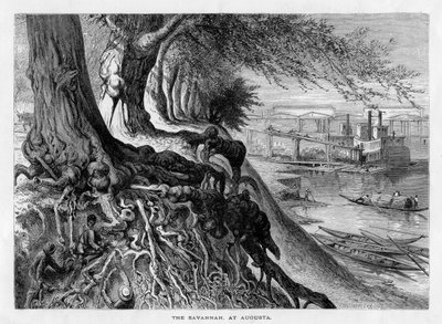 El Savannah, en Augusta, siglo XIX de Frederick William Quartley
