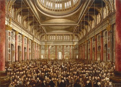 Interior del Manchester Exchange de Frederick and Saunders H.L. (19th Century) Sargent