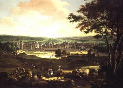 Fiesta de caza del Duque de Orleans en Fontainebleau de Frederick de Moucheron