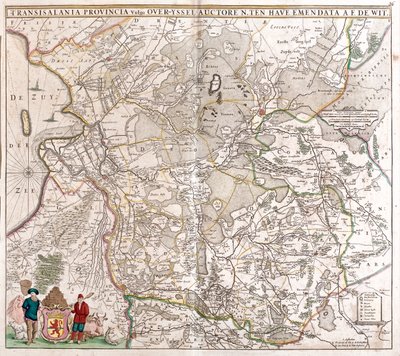 Drenthe, Overijssel, Países Bajos de Frederick de Wit