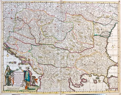 Hungría, Bosnia y Herzegovina, Croacia, Serbia, Bulgaria, Rumanía, Montenegro, Albania, República de Macedonia, norte de Grecia de Frederick de Wit