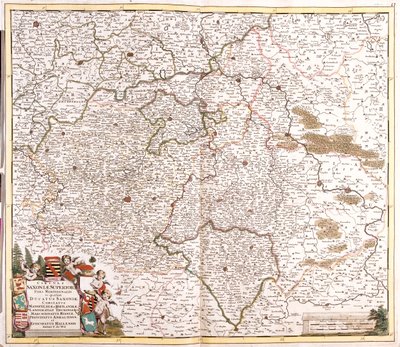 Baja Sajonia, Sajonia-Anhalt, Sajonia, Turingia, Alemania de Frederick de Wit