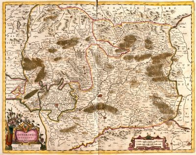 Mapa del Ducado de Lorena (Francia) de Frederick de Wit