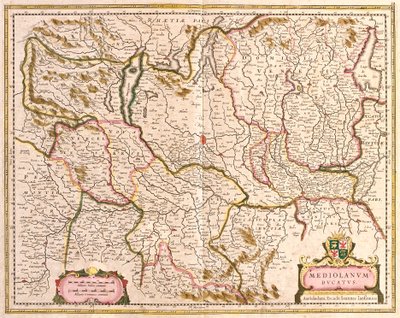 Mapa del Ducado de Milán (Italia) de Frederick de Wit