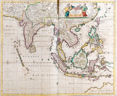 Pakistán, India, Nepal, Bután, Bangladesh, Birmania, Tailandia, Laos, Camboya, Vietnam, Malasia, Indonesia y Filipinas. de Frederick de Wit