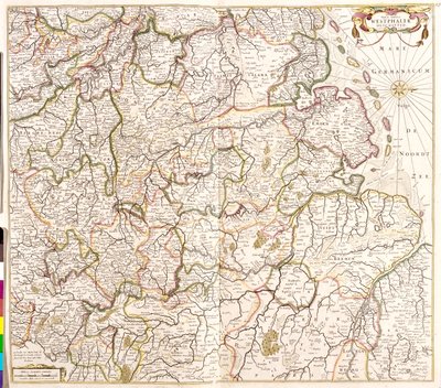 Schleswig-Holstein, Baja Sajonia, Renania del Norte-Westfalia, Alemania de Frederick de Wit