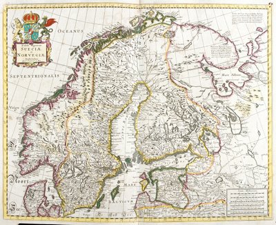 Suecia, Noruega, Finlandia, Estonia, Distrito Federal del Noroeste de Rusia de Frederick de Wit