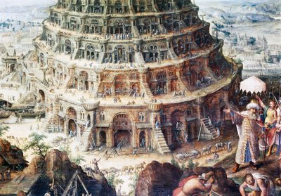 Torre de Babel (detalle) de Frederick van Valkenborch