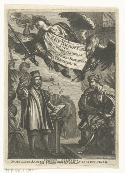 Disputas de Reinhard Bachow von Echt y Hieronymus Treutler de Frederik Bouttats (I)