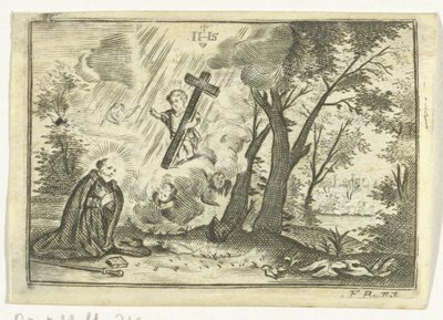 Santo con visión de Cristo de Frederik Bouttats (I)