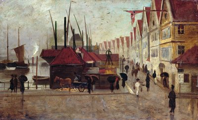 El muelle de Bergen de Frederik Collett