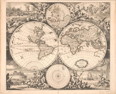 Nova totius terrarum orbis tabula de Frederik de Wit