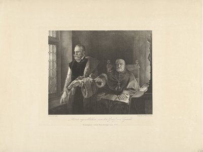 Los últimos momentos de Egmond en su celda, 1568 Últimos momentos del conde de Egmond (título sobre objeto) de Frederik Hendrik Weissenbruch (possibly)