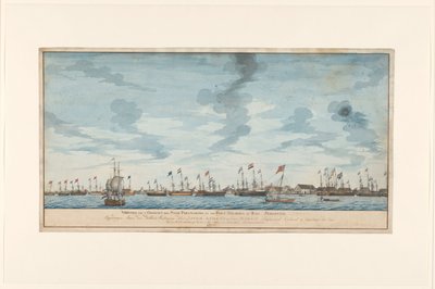 Vista de la ciudad de Paramaribo de Frederik Jägerschiöld (signed by artist)