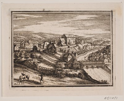 Vista de una ciudad de Frederik Laub