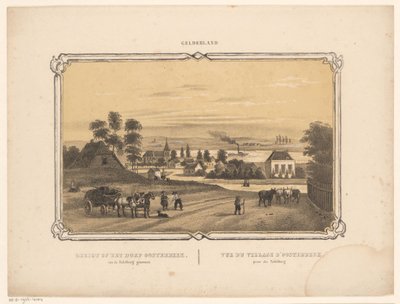 Vista de Oosterbeek
Vista del pueblo de Oosterbeek desde la Montaña de la Mesa (título en el objeto)
Gelderland (título de la serie en el objeto) de Frederik Lodewijk Huygens