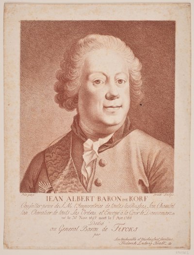 Enviado ruso Barón Korf de Frederik Ludvig  Bradt