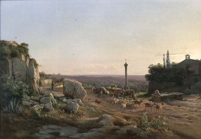 Cerca del pozo, Tívoli, cerca de Roma de Frederik Rohde