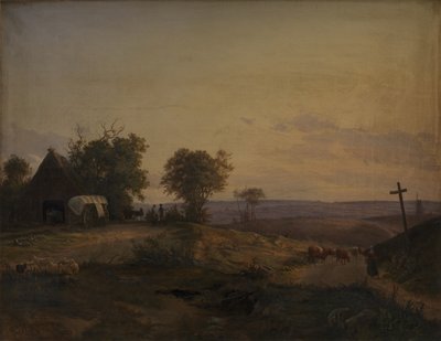 Vista del distrito cerca de Segeberg, Alemania de Frederik Rohde