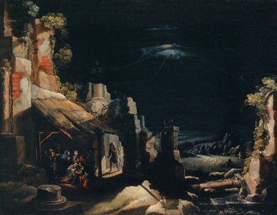 La adoración de los pastores de Frederik Valckenborch