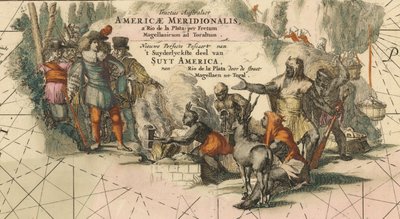 Tractus australior Americæ Meridionalis, desde el Río de la Plata por el Estrecho de Magallanes hasta Toraltum de Frederik de Wit