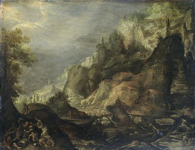 Paisaje montañoso de Frederik van Valckenborch