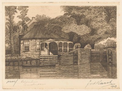 Polderhuis (título original del objeto) de Frederik van der Harst (signed by artist)
