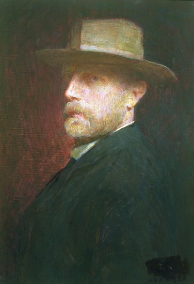 Autorretrato (óleo sobre lienzo) de Fredrik Kolstoe