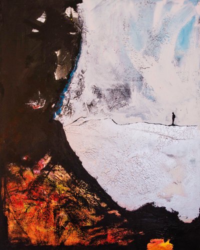 Figura solitaria: un viaje abstracto de Fredrik Olsen