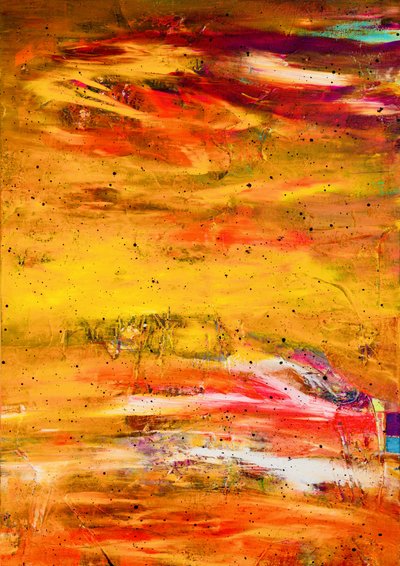 Abstracto vibrante y ardiente de Fredrik Olsen