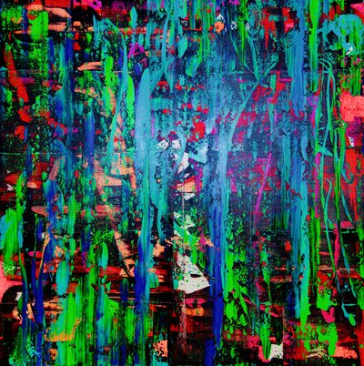 Gotas de pintura de colores vivos de Fredrik Olsen