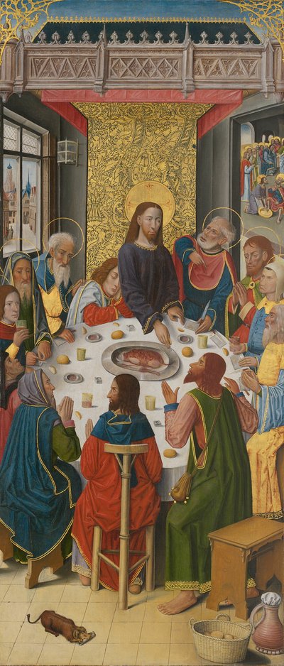 Paneles del Altar Mayor de la Cartuja de Saint-Honoré, Thuison-les-Abbeville: La Última Cena de French