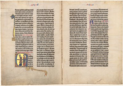 Josué ante el Señor de French 13th Century