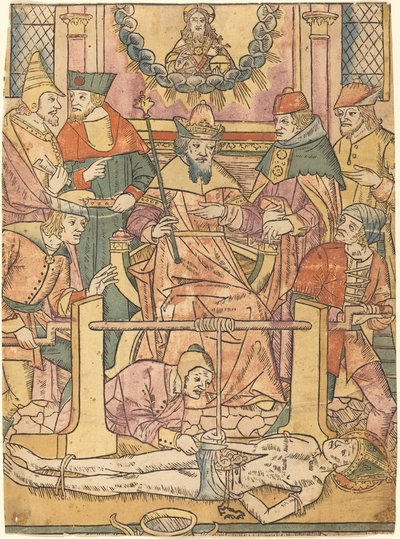 El martirio de San Erasmo de French 15th Century