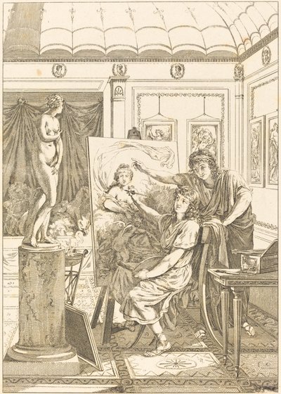 Imitación de Anacreonte: El Retrato de Iris de French 18th Century