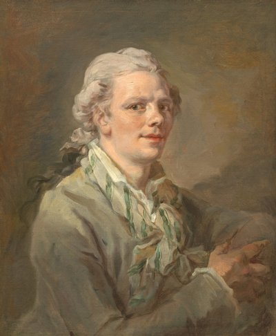 Retrato de un joven de French 18th Century