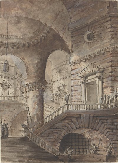 Prisión romana de French 18th Century Follower of Giovanni Battista Piranesi