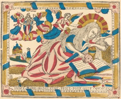 Santa María Magdalena ruega por nosotros de French 19th Century
