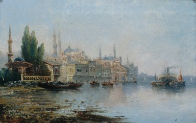 Estambul visto desde el Bósforo de French Master