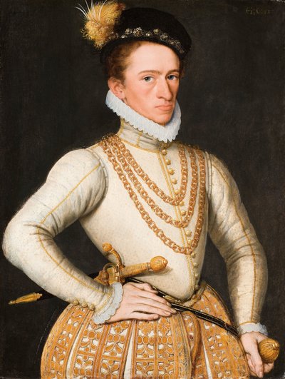 Retrato de un noble francés desconocido, 1560 de French Master