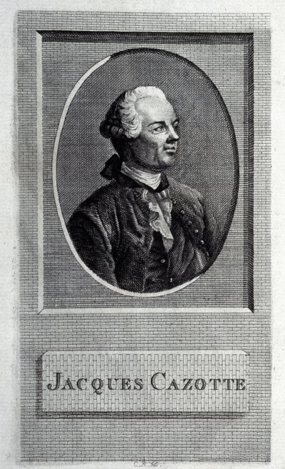 Retrato del autor Jacques Cazotte 1720-1792 de French Master