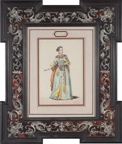 Élisa Rachel como Judith de French Master