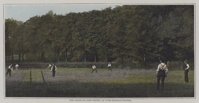 Un juego de tenis en el Liceo Michelet, Vanves, París de French Photographer