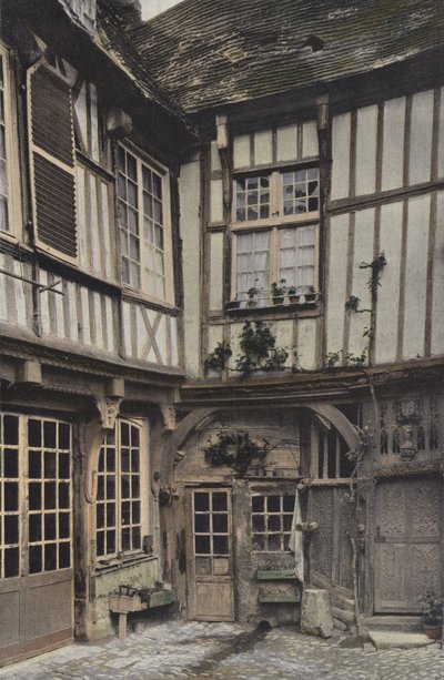 Abbeville, Casa llamada de Francisco Primero (patio interior) de French Photographer