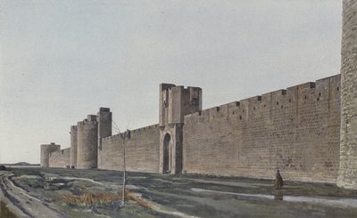 Aigues-Mortes, Vista exterior de las murallas, tomada al este de French Photographer