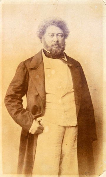 Alexandre Dumas Padre (1803-70) c.1860 de French Photographer